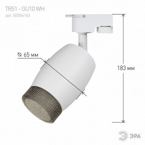 Светильник на штанге Эра  TR51 - GU10 WH в Можге - mozhga.ok-mebel.com | фото 4