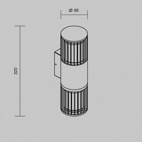 Светильник на штанге Maytoni Alura O492WL-02GF в Можге - mozhga.ok-mebel.com | фото 5