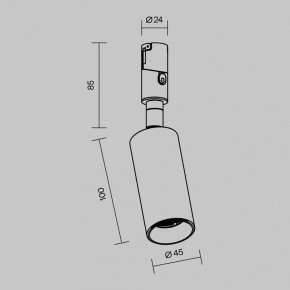 Светильник на штанге Maytoni Focus Led TR201-1-10W3K-M-B в Можге - mozhga.ok-mebel.com | фото 7