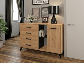 СВЕТЛАНА Комод-тумба  (дуб золотой/венге) в Можге - mozhga.ok-mebel.com | фото