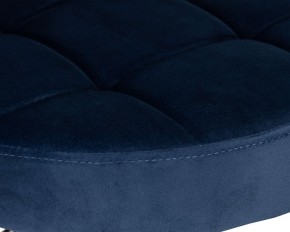 Табурет барный DOBRIN BRUNO BLACK, синий велюр (MJ9-117) в Можге - mozhga.ok-mebel.com | фото 4