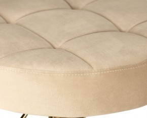 Табурет барный DOBRIN BRUNO GOLD, бежевый велюр (MJ9-10) в Можге - mozhga.ok-mebel.com | фото