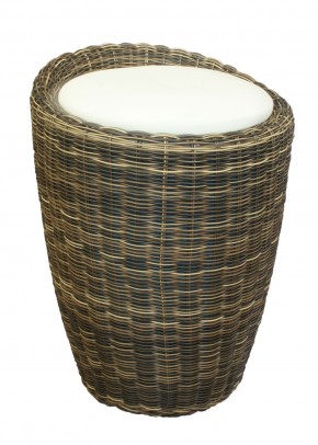Табурет с местом для хранения LM-1100Rattan, кремовый в Можге - mozhga.ok-mebel.com | фото