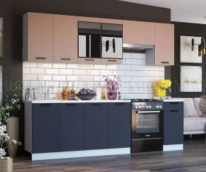ТЕХНО Кухонный гарнитур 2,6 м Компоновка №3 в Можге - mozhga.ok-mebel.com | фото 4