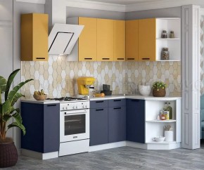 ТЕХНО Кухонный гарнитур угловой 1,7х1,3 м Компоновка №6 в Можге - mozhga.ok-mebel.com | фото 2