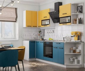 ТЕХНО Кухонный гарнитур угловой 2,7х0,9 м Компоновка №2 в Можге - mozhga.ok-mebel.com | фото 2