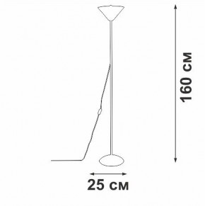 Торшер Vitaluce V2841 V2841-1/1P в Можге - mozhga.ok-mebel.com | фото 2