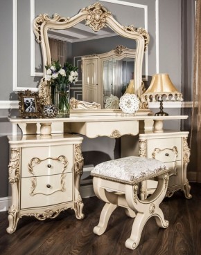 Туалетный столик БЕЗ Зеркала Джоконда (крем) в Можге - mozhga.ok-mebel.com | фото 2