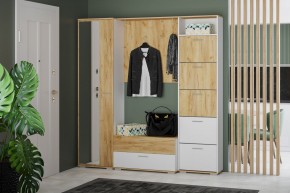 Тумба для обуви НМ 013.25 "Санти" (Белый/Крафт Золотой) в Можге - mozhga.ok-mebel.com | фото 3