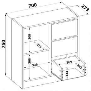 Тумба комбинированная Т-1 в Можге - mozhga.ok-mebel.com | фото 4