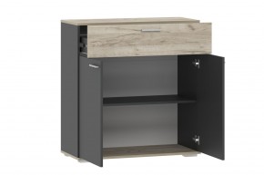 Тумба НМ 013.77 "Санти" (Антрацит/Крафт Серый) в Можге - mozhga.ok-mebel.com | фото 2