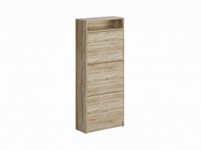 Тумба ОРИОН с тремя полками для обуви, цвет Дуб Сонома в Можге - mozhga.ok-mebel.com | фото