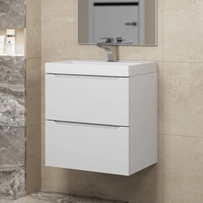 Тумба под раковину Uperwood Tanos 50 см, подвесная, белая матовая в Можге - mozhga.ok-mebel.com | фото