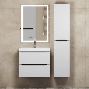 Тумба под раковину Uperwood Tanos 60 см, подвесная, белая/графит в Можге - mozhga.ok-mebel.com | фото 13
