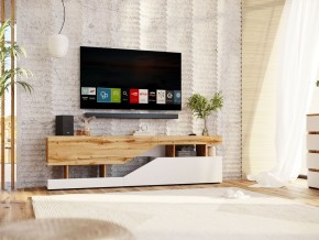Тумба под ТВ НКМ Дубай секция №4 в Можге - mozhga.ok-mebel.com | фото 3