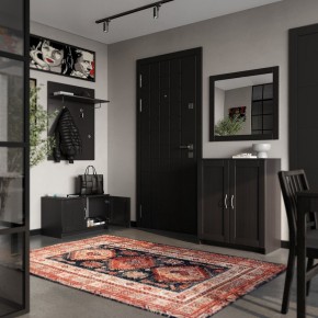 Тумба СИРИУС двухдверная, цвет Дуб Венге в Можге - mozhga.ok-mebel.com | фото 4