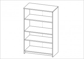 Тумба СИРИУС двухдверная высокая, цвет белый в Можге - mozhga.ok-mebel.com | фото 2