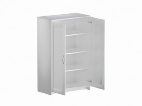 Тумба СИРИУС двухдверная высокая, цвет белый в Можге - mozhga.ok-mebel.com | фото 3