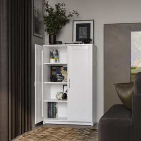 Тумба СИРИУС двухдверная высокая, цвет белый в Можге - mozhga.ok-mebel.com | фото 4
