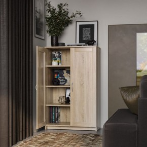 Тумба СИРИУС двухдверная высокая, цвет Дуб Сонома в Можге - mozhga.ok-mebel.com | фото 4