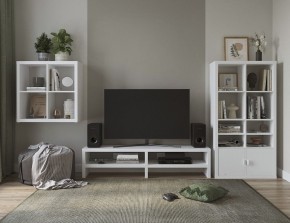 ТВ-тумба Энкель ТВ16, тамбурат, цвет белый в Можге - mozhga.ok-mebel.com | фото 4