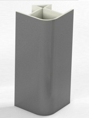 Угловое соединение для цоколя 90 гр. h150 мм (Алюминий, Белый, Черный, Сонома) в Можге - mozhga.ok-mebel.com | фото
