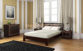 ВЕРОНИКА Кровать из массива 1400 в Можге - mozhga.ok-mebel.com | фото 5