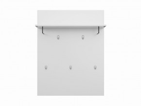 Вешалка СИРИУС настенная с полкой, цвет белый в Можге - mozhga.ok-mebel.com | фото