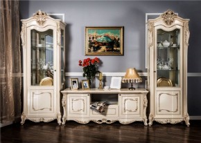 Витрина одностворчатая Джоконда (крем глянец) в Можге - mozhga.ok-mebel.com | фото 3