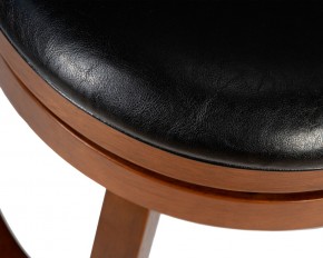 Вращающийся полубарный стул DOBRIN WILLIAM COUNTER, шоколад, черный в Можге - mozhga.ok-mebel.com | фото 8