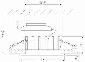 Встраиваемый светильник Elektrostandard Combi a069004 в Можге - mozhga.ok-mebel.com | фото 5