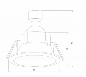 Встраиваемый светильник Elektrostandard Side 25059/01 в Можге - mozhga.ok-mebel.com | фото 6