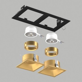 Встраиваемый светильник Lightstar Domino D5270303GMOD в Можге - mozhga.ok-mebel.com | фото 3