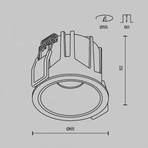 Встраиваемый светильник Maytoni Alfa LED DL043-01-10W2.7K-RD-W в Можге - mozhga.ok-mebel.com | фото 10