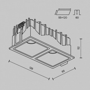 Встраиваемый светильник Maytoni Alfa LED DL043-02-10W4K-SQ-B-1 в Можге - mozhga.ok-mebel.com | фото 11