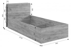 ЮНИОР Кровать с ПМ 900 в Можге - mozhga.ok-mebel.com | фото 3