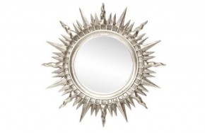 Зеркало круглое серебро (1810(1) в Можге - mozhga.ok-mebel.com | фото 1